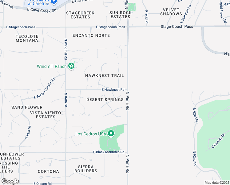 map of restaurants, bars, coffee shops, grocery stores, and more near 8757 East Arroyo Seco Road in Scottsdale