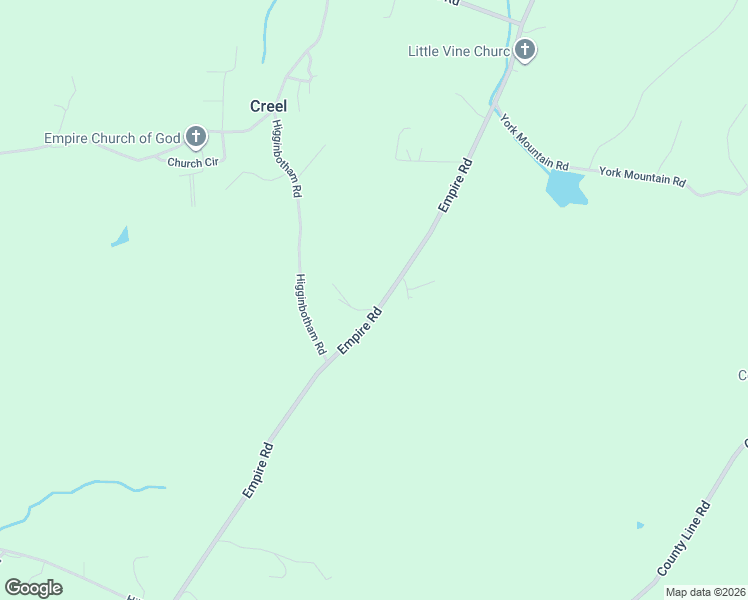 map of restaurants, bars, coffee shops, grocery stores, and more near 4950 Empire Road in Empire