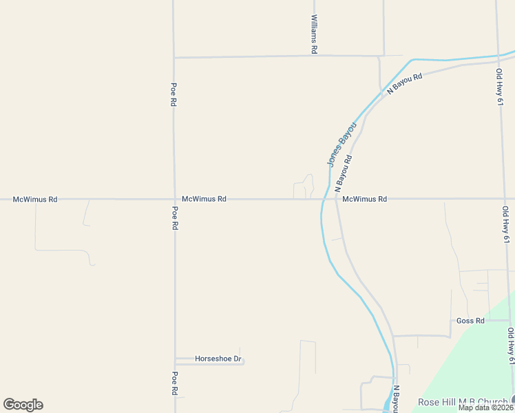 map of restaurants, bars, coffee shops, grocery stores, and more near McWimus Road in Merigold