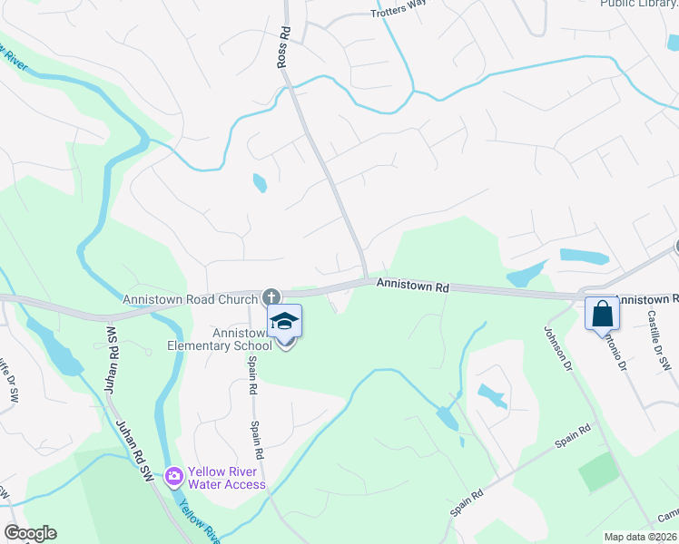 map of restaurants, bars, coffee shops, grocery stores, and more near 4472 Madison Run Place in Snellville