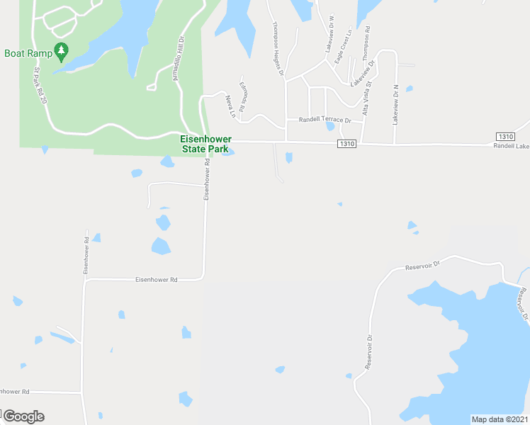 map of restaurants, bars, coffee shops, grocery stores, and more near 1642 Fm 1310 in Denison
