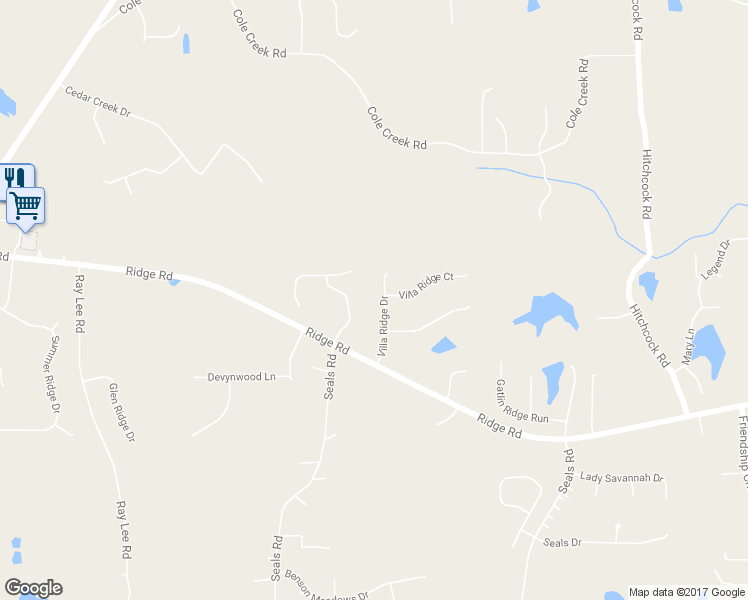 map of restaurants, bars, coffee shops, grocery stores, and more near 155 Villa Ridge Drive in Dallas