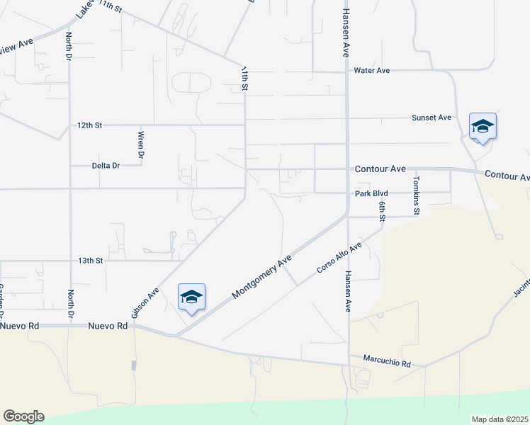 map of restaurants, bars, coffee shops, grocery stores, and more near in Nuevo