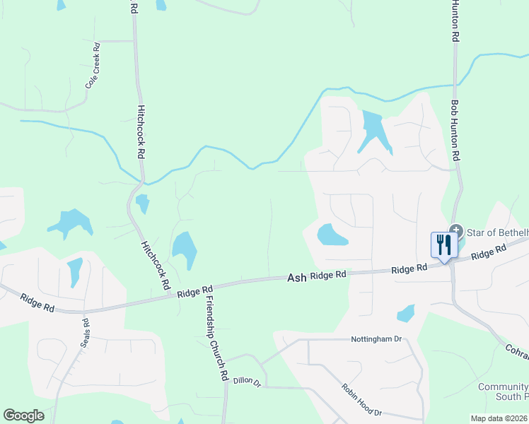 map of restaurants, bars, coffee shops, grocery stores, and more near 235 Woodridge Dr in Douglasville