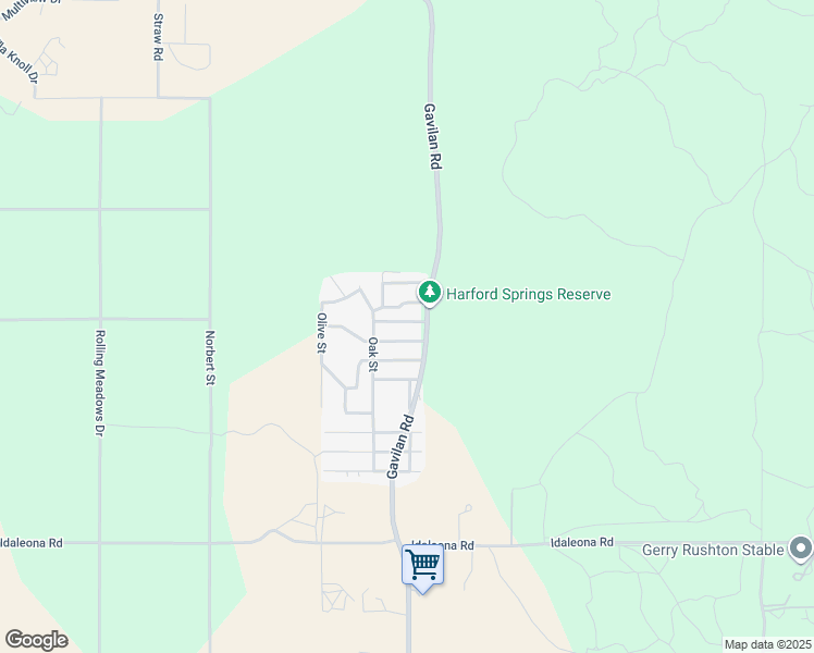 map of restaurants, bars, coffee shops, grocery stores, and more near 17245 Palomas Drive in Perris