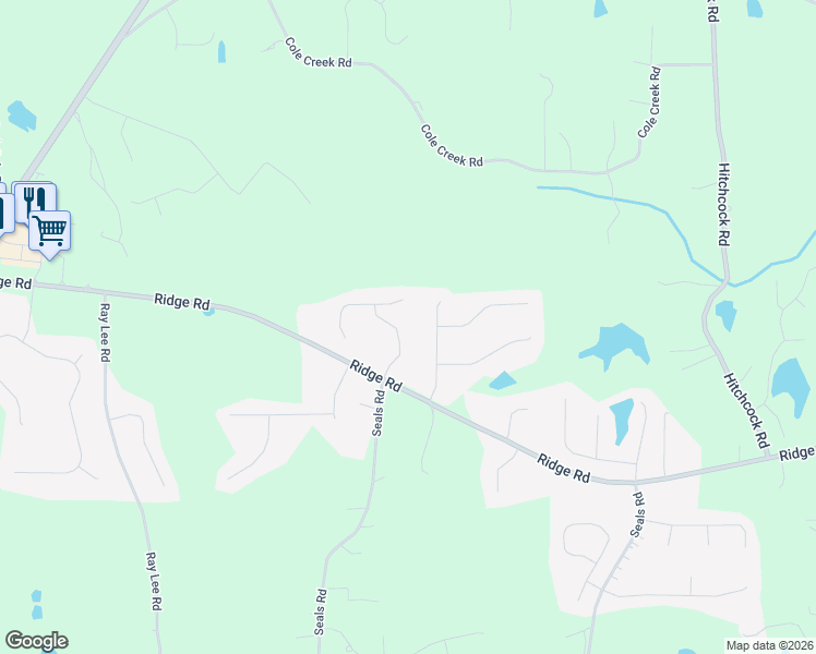 map of restaurants, bars, coffee shops, grocery stores, and more near 155 Villa Ridge Drive in Dallas