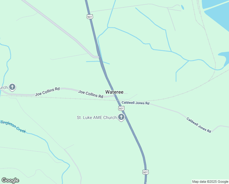 map of restaurants, bars, coffee shops, grocery stores, and more near in Wateree