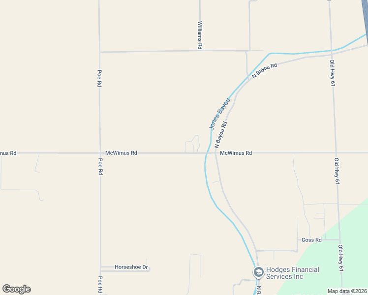 map of restaurants, bars, coffee shops, grocery stores, and more near McWimus Road in Merigold