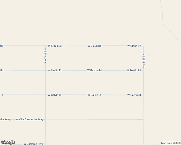 map of restaurants, bars, coffee shops, grocery stores, and more near 32614 West Restin Road in Wickenburg