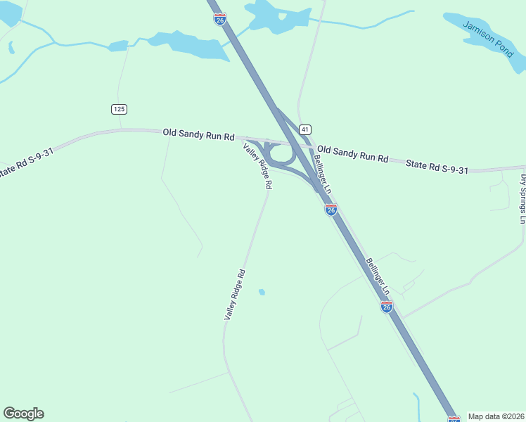 map of restaurants, bars, coffee shops, grocery stores, and more near in Sandy Run