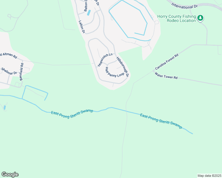 map of restaurants, bars, coffee shops, grocery stores, and more near 1712 Turkey Court in Conway