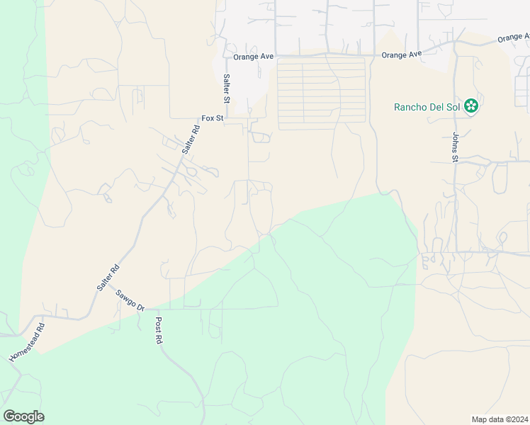 map of restaurants, bars, coffee shops, grocery stores, and more near Campos Road in Mead Valley