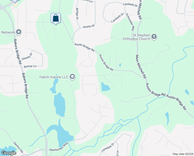 map of restaurants, bars, coffee shops, grocery stores, and more near 191 Oakbridge Drive in Douglasville
