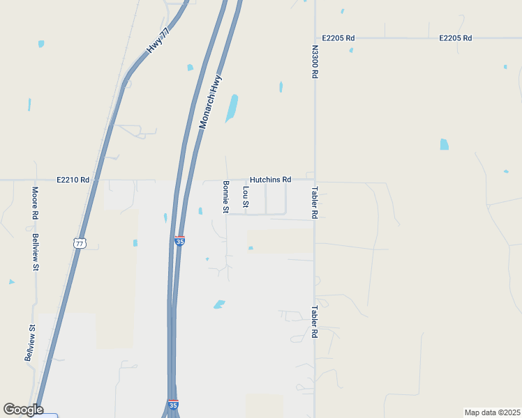 map of restaurants, bars, coffee shops, grocery stores, and more near 18098 Mary Street in Thackerville
