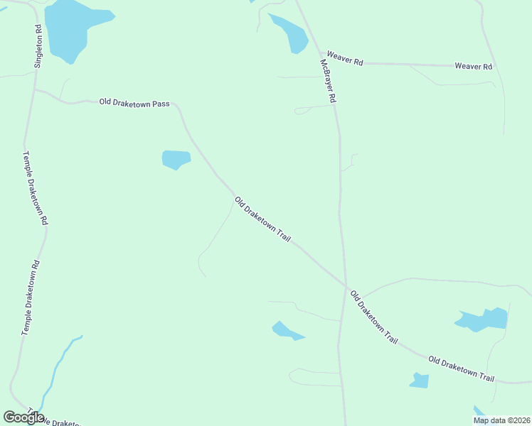 map of restaurants, bars, coffee shops, grocery stores, and more near 1949 Old Draketown Trail in Temple