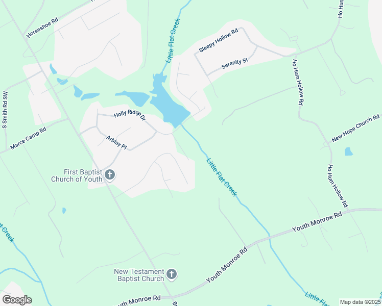 map of restaurants, bars, coffee shops, grocery stores, and more near 1609 Holly Ridge Drive in Loganville