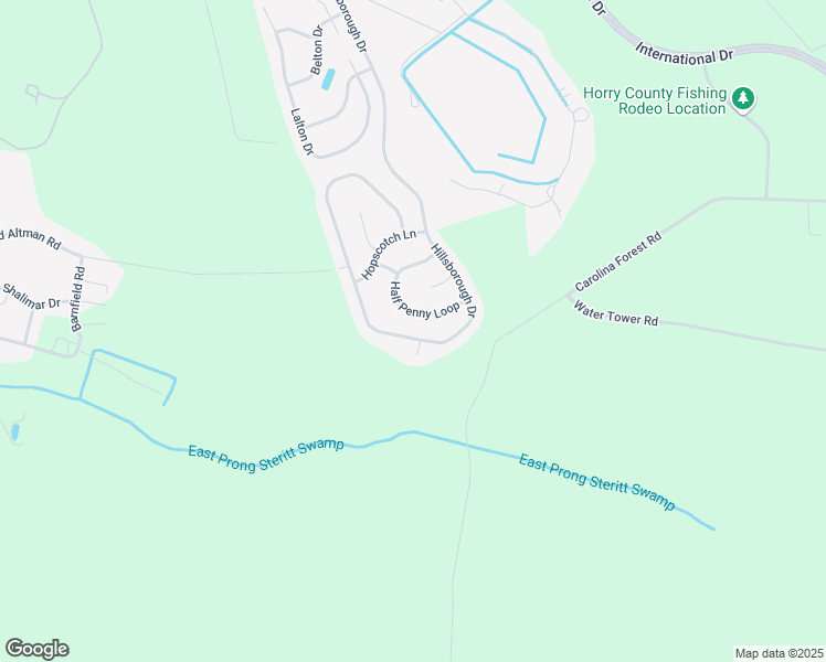 map of restaurants, bars, coffee shops, grocery stores, and more near 376 Hillsborough Drive in Conway