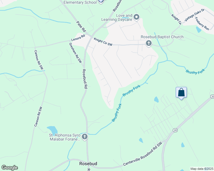 map of restaurants, bars, coffee shops, grocery stores, and more near 1912 Ivy Branch Court in Loganville