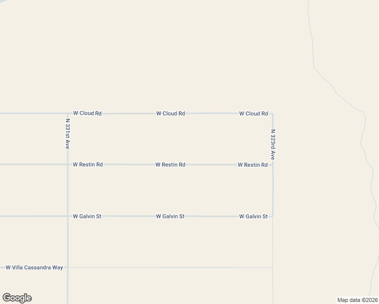 map of restaurants, bars, coffee shops, grocery stores, and more near 32614 West Restin Road in Wickenburg