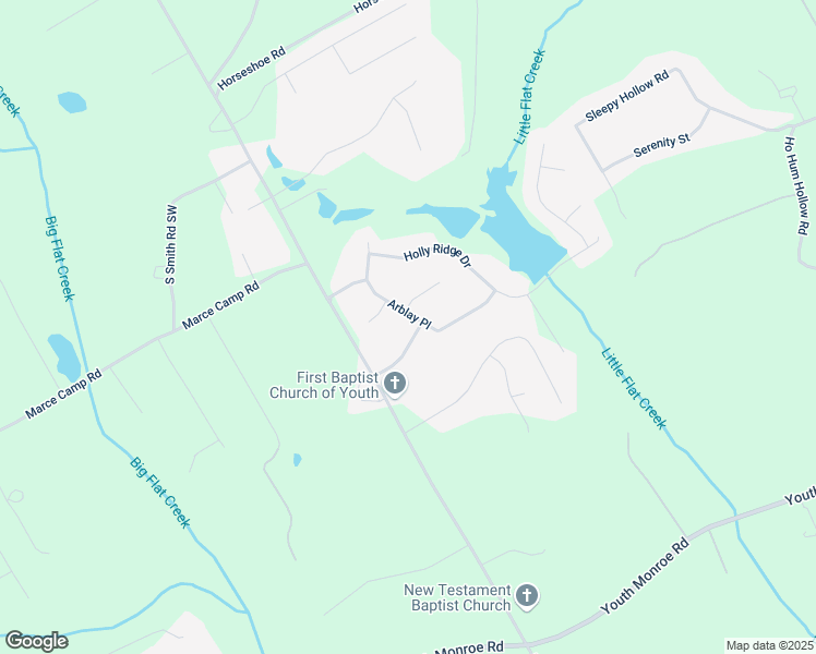 map of restaurants, bars, coffee shops, grocery stores, and more near 1210 Lancelot Court in Loganville
