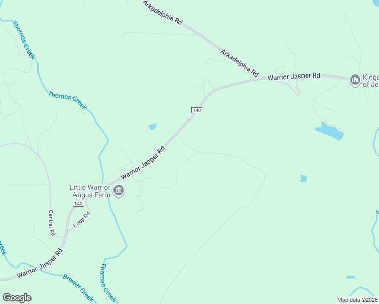 map of restaurants, bars, coffee shops, grocery stores, and more near 600 Beltona Road in Warrior