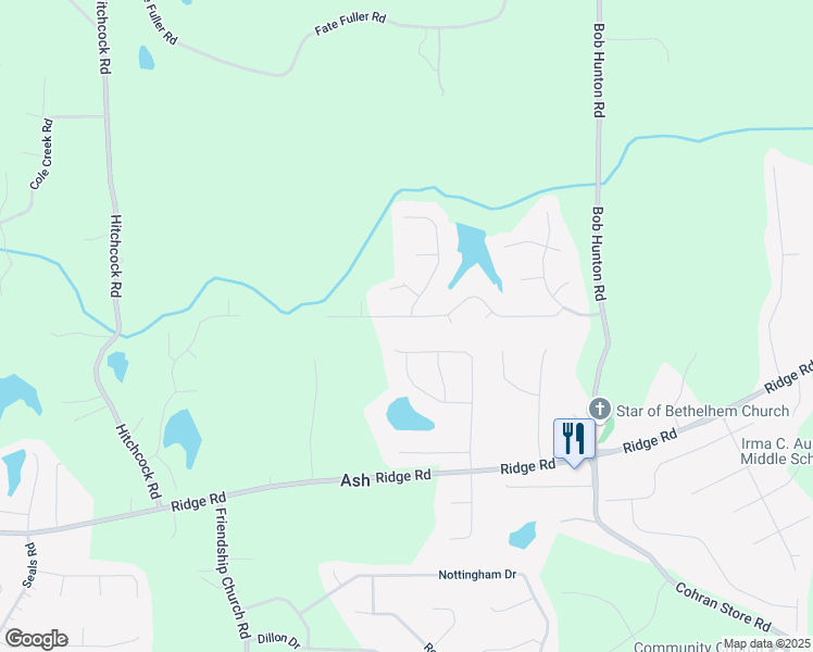 map of restaurants, bars, coffee shops, grocery stores, and more near 423 Legend Creek Lane in Douglasville