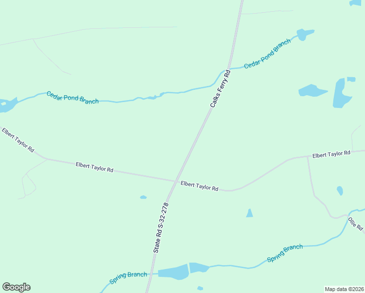 map of restaurants, bars, coffee shops, grocery stores, and more near 3568 Calks Ferry Road in Pelion