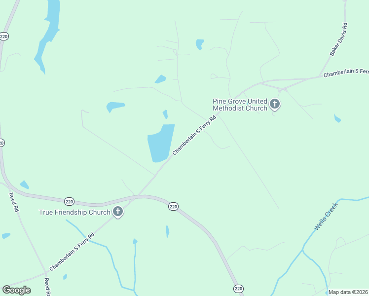 map of restaurants, bars, coffee shops, grocery stores, and more near 3312-3376 Chamberlain Ferry Rd in Lincolnton