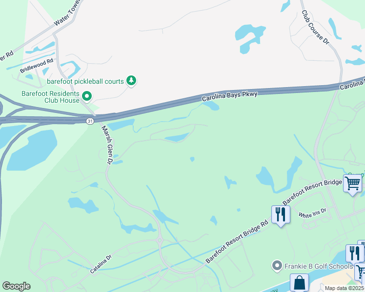 map of restaurants, bars, coffee shops, grocery stores, and more near 5406 Leatherleaf Drive in Longs