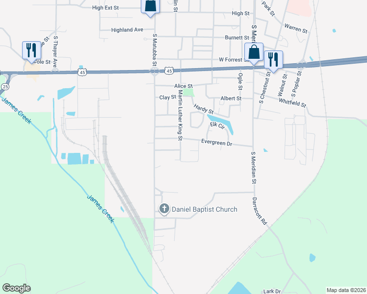 map of restaurants, bars, coffee shops, grocery stores, and more near in Aberdeen