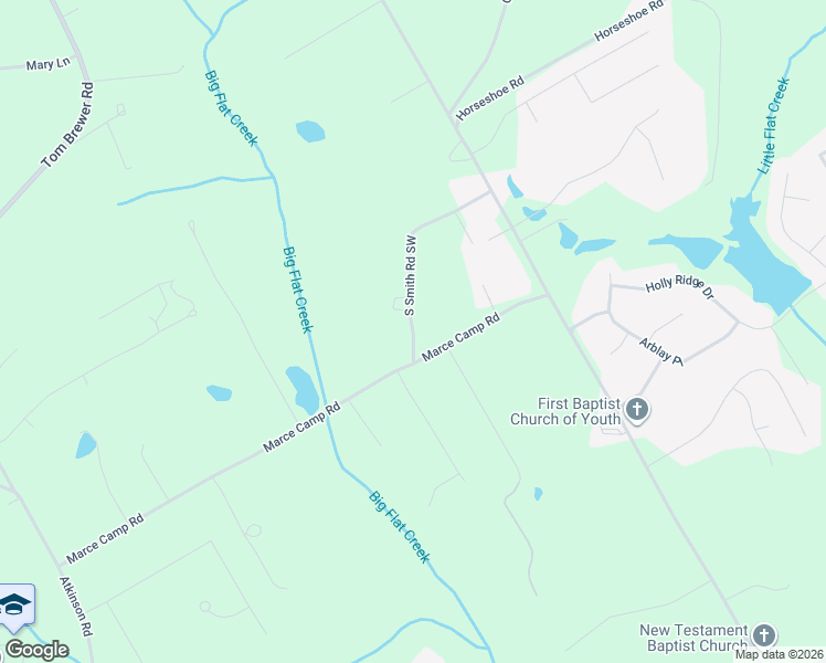 map of restaurants, bars, coffee shops, grocery stores, and more near 3150 South Smith Road Southwest in Loganville