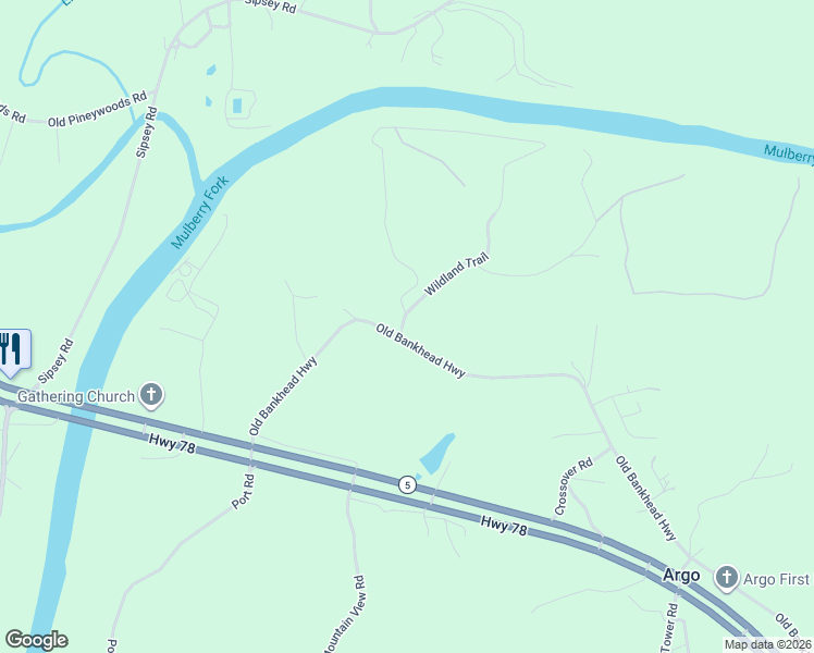 map of restaurants, bars, coffee shops, grocery stores, and more near 236-652 Wildland Trail in Cordova