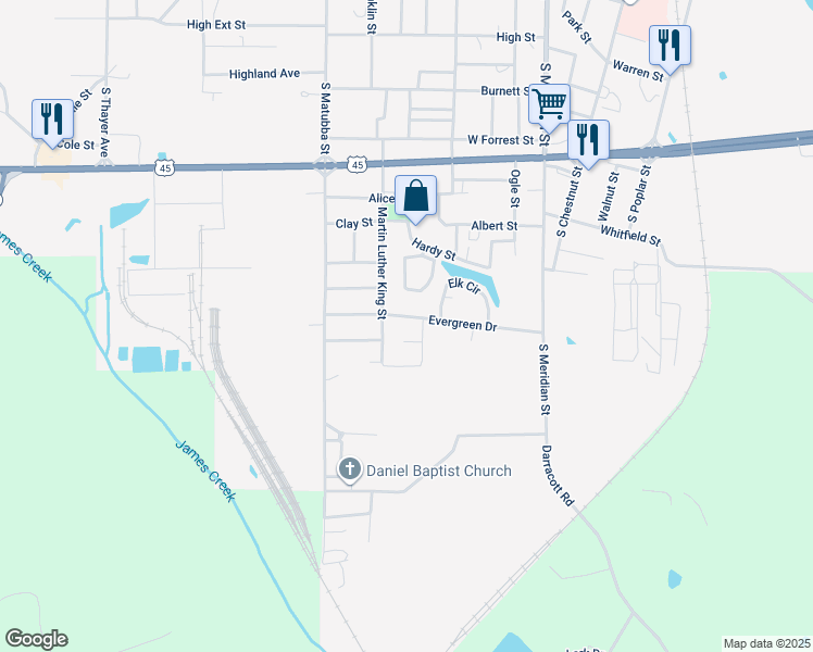 map of restaurants, bars, coffee shops, grocery stores, and more near in Aberdeen