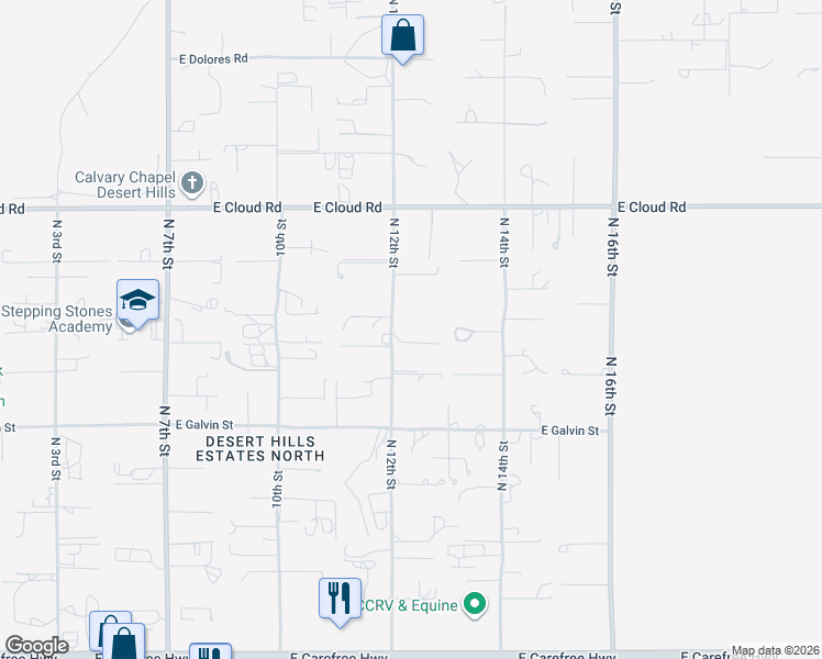 map of restaurants, bars, coffee shops, grocery stores, and more near 1218 East Sentinel Rock Road in Phoenix