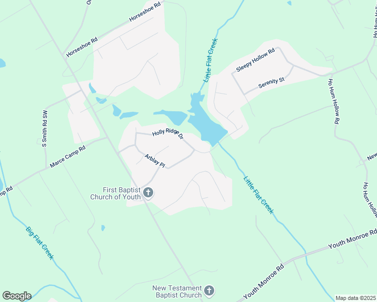 map of restaurants, bars, coffee shops, grocery stores, and more near 1420 Arblay Place in Loganville