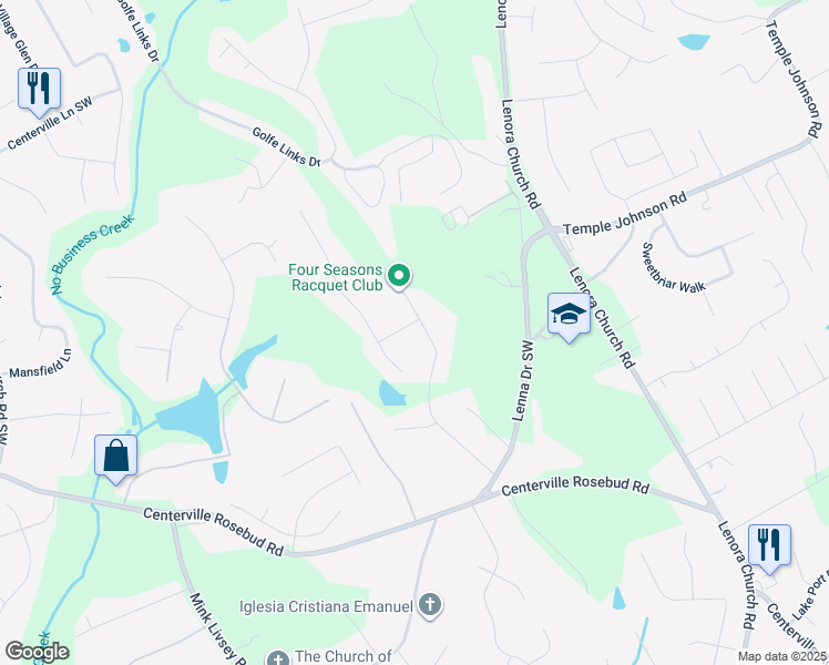 map of restaurants, bars, coffee shops, grocery stores, and more near 3765 Cannonwolde Drive in Snellville