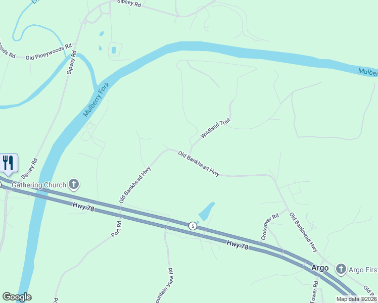 map of restaurants, bars, coffee shops, grocery stores, and more near 236-652 Wildland Trail in Cordova