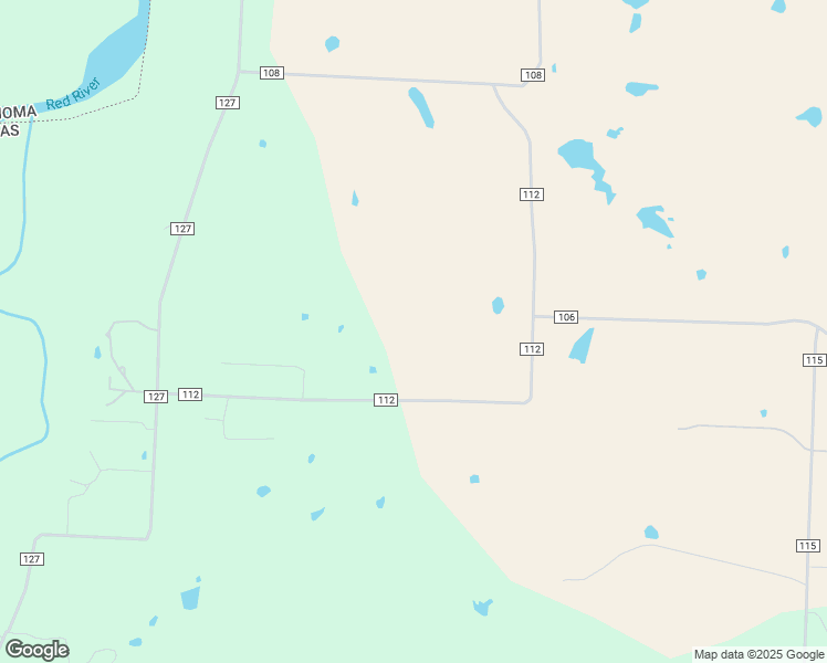 map of restaurants, bars, coffee shops, grocery stores, and more near County Road 106 in Whitesboro