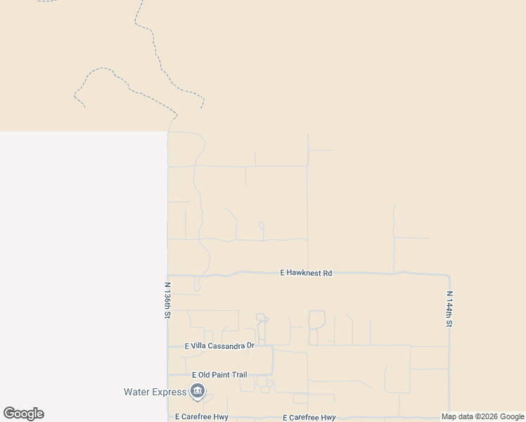 map of restaurants, bars, coffee shops, grocery stores, and more near 35607 North 138th Way in Scottsdale