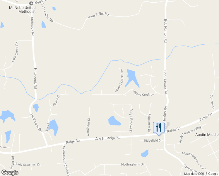 map of restaurants, bars, coffee shops, grocery stores, and more near 39 Legend Creek Walk in Douglasville