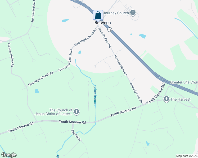 map of restaurants, bars, coffee shops, grocery stores, and more near 217 Richmond Hill Road in Monroe