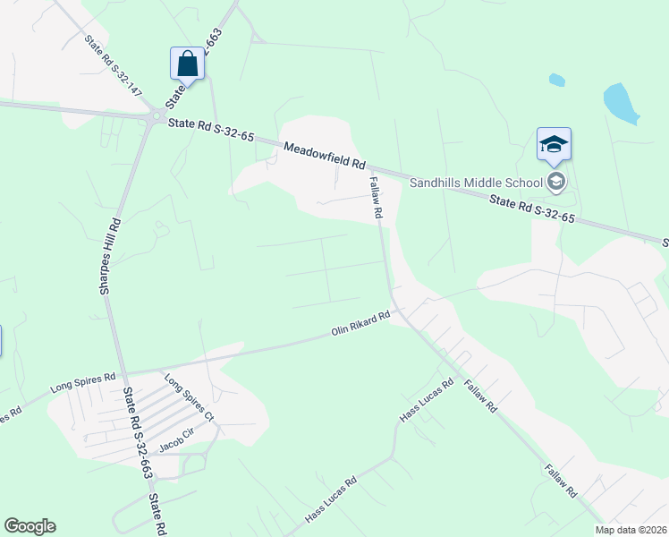 map of restaurants, bars, coffee shops, grocery stores, and more near King Buck Drive in Lexington County