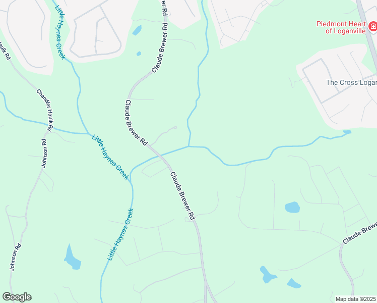 map of restaurants, bars, coffee shops, grocery stores, and more near in Loganville