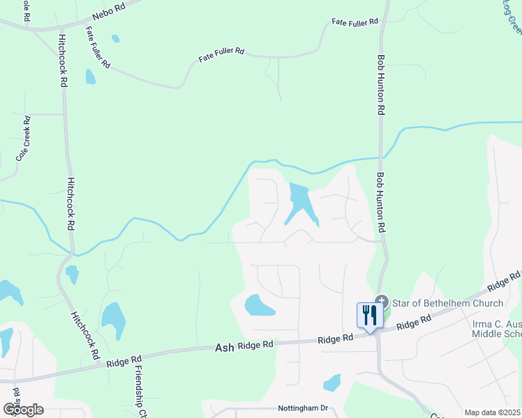 map of restaurants, bars, coffee shops, grocery stores, and more near 55 Legend Creek Cove in Douglasville
