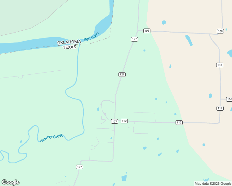 map of restaurants, bars, coffee shops, grocery stores, and more near County Road 127 in Whitesboro