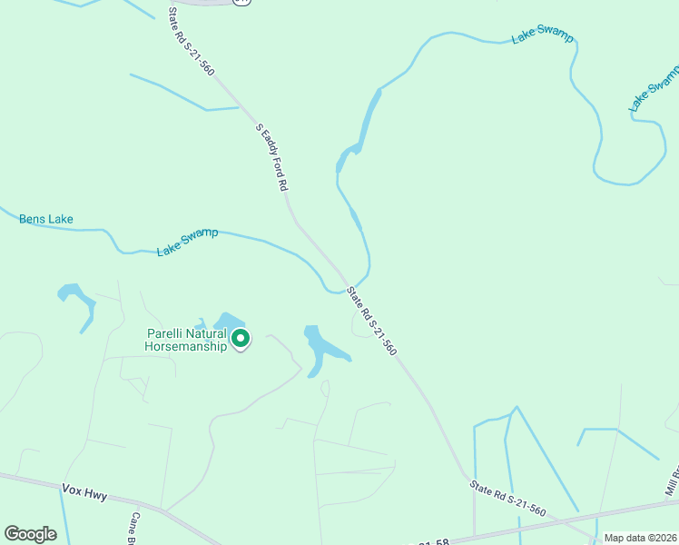 map of restaurants, bars, coffee shops, grocery stores, and more near 220-356 South Eaddy Ford Road in Johnsonville