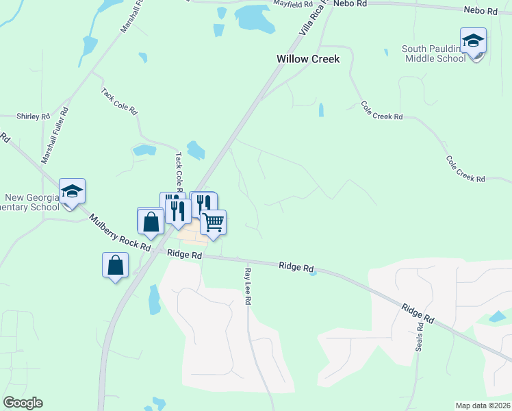 map of restaurants, bars, coffee shops, grocery stores, and more near 227 Crabapple Trail in Dallas