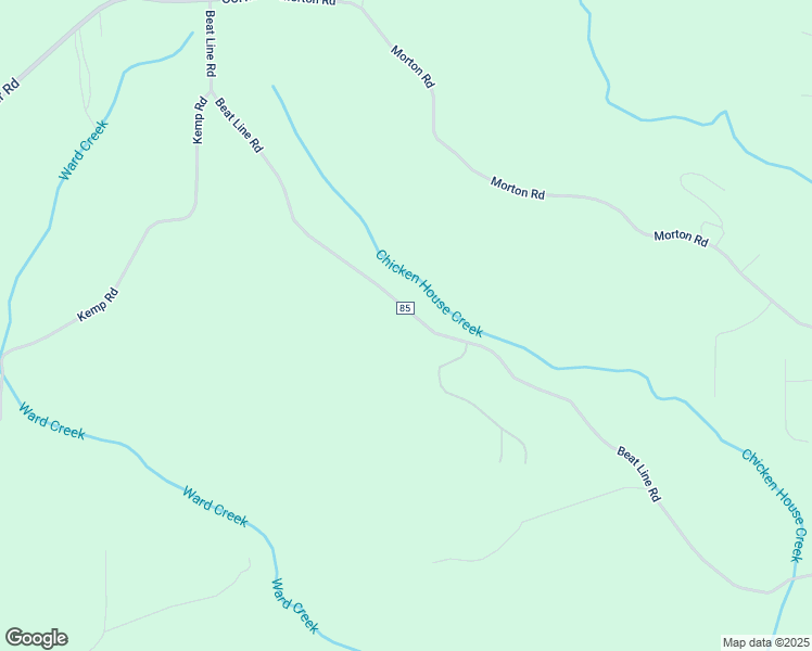 map of restaurants, bars, coffee shops, grocery stores, and more near 2140 Beat Line Road in Warrior