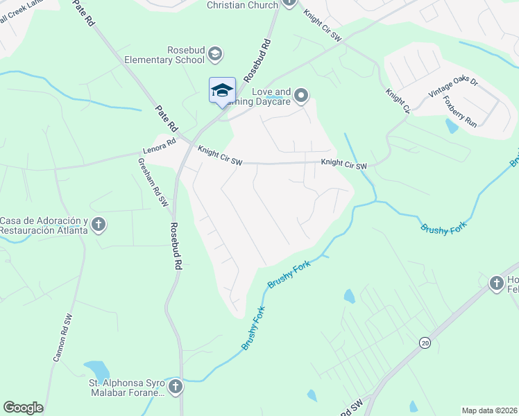 map of restaurants, bars, coffee shops, grocery stores, and more near 4355 Lexington Ridge Drive in Loganville