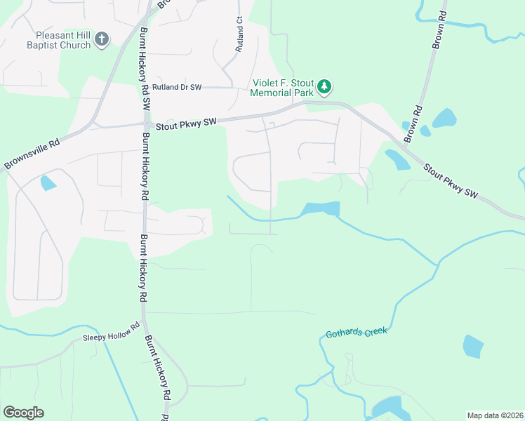 map of restaurants, bars, coffee shops, grocery stores, and more near 5886 Cobalt Drive Southwest in Powder Springs